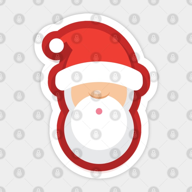 Santa Claus Sticker by teeleoshirts